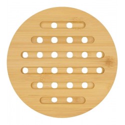 Descanso Para Panelas 19cm Redondo Em Bambu Mimo Style